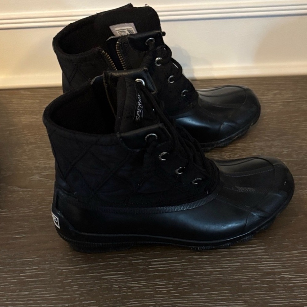 Sperry Black Winter Boots
